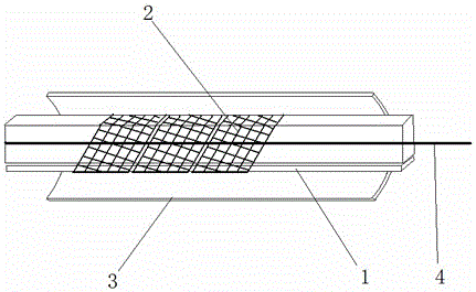 Package of single transposition winding