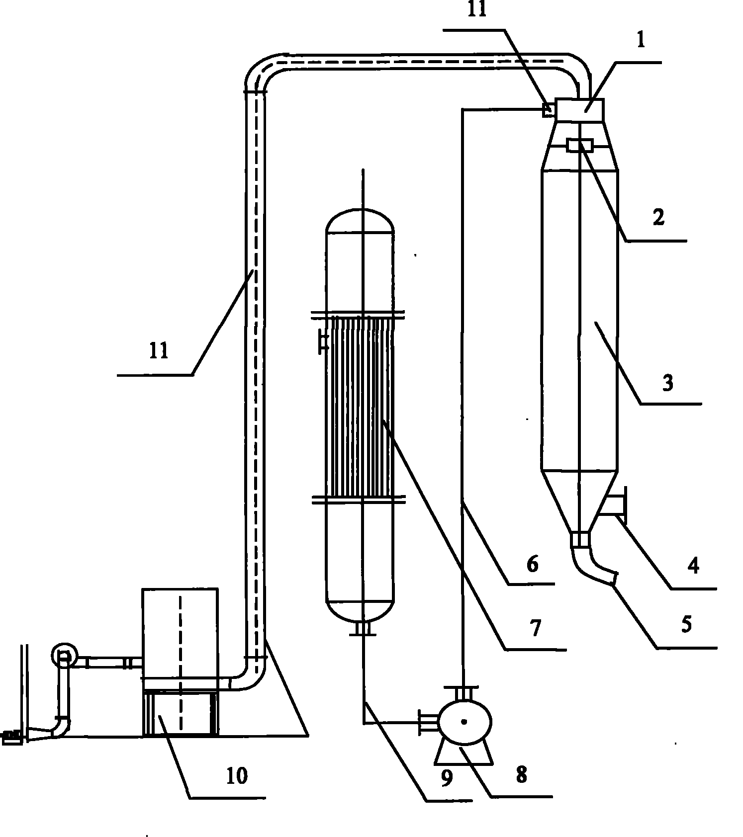 Process for producing low-density malto dextrine