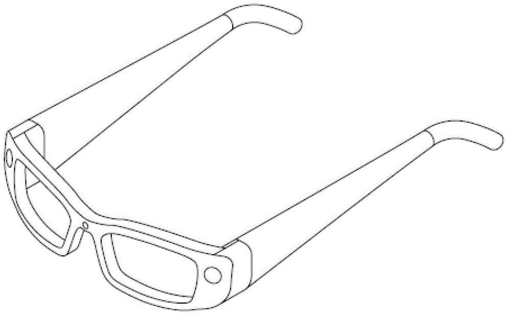 Man-machine interaction intelligent glasses system and interaction method