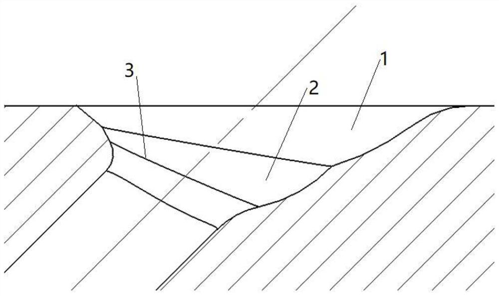 Air film cooling structure with surface recesses, turbine blade and turbine