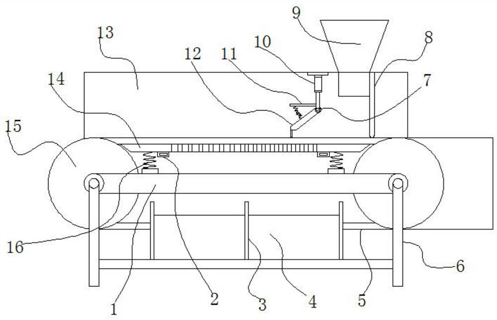 Shrimp tail size separation device