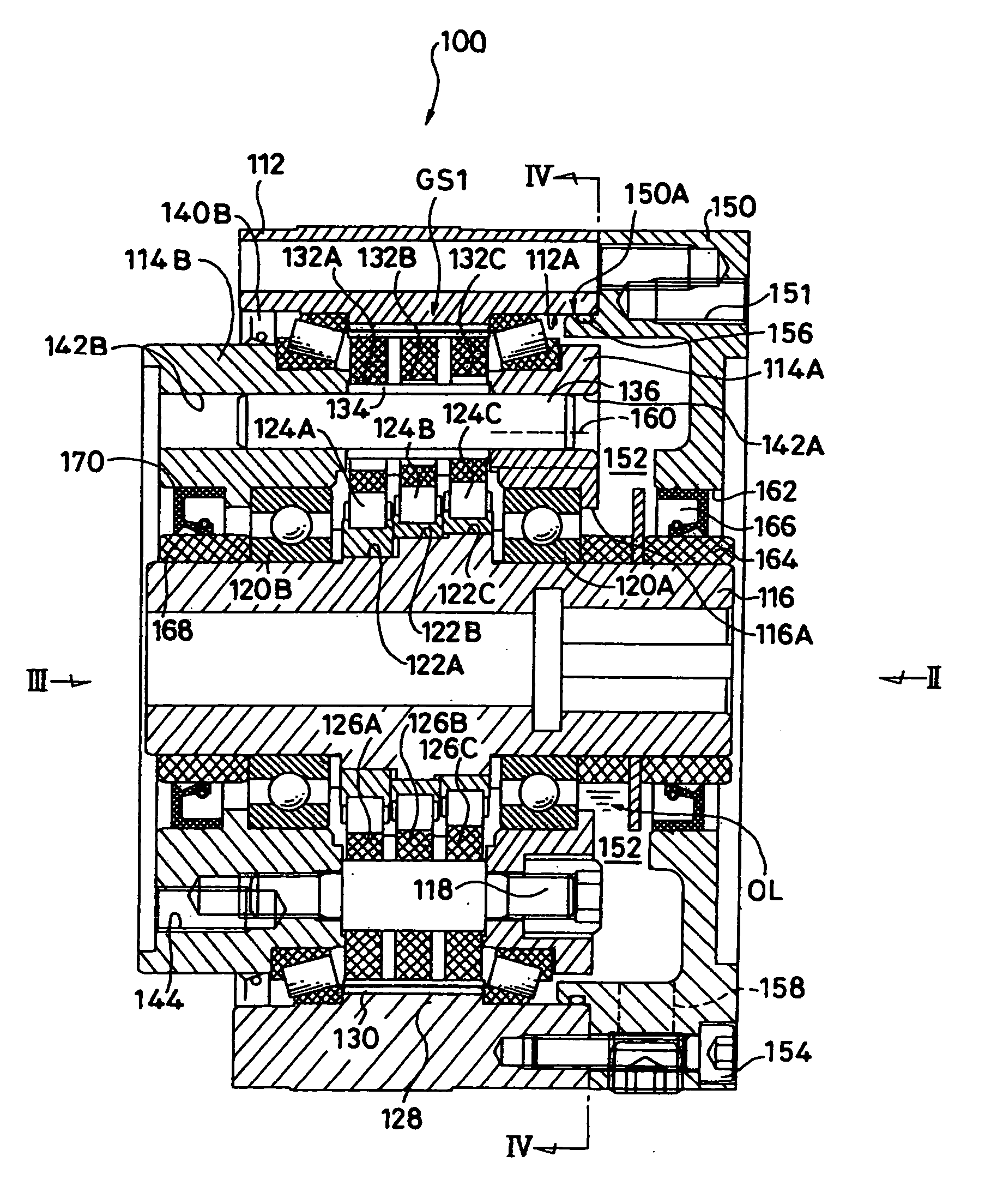 Reducer with internally meshing planetary gear mechanism and device incorporating the reducer