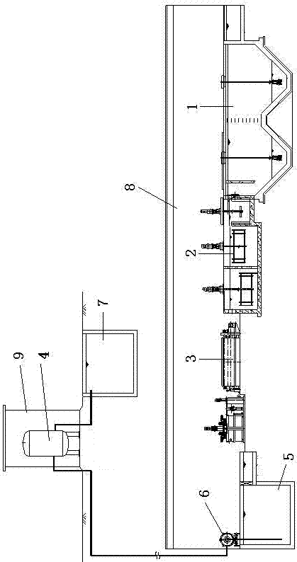 Underground mine water treatment system and method