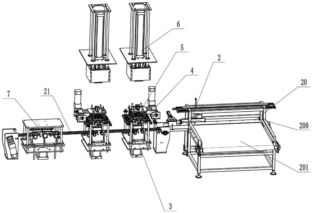 Horizontal groove entering machine capable of achieving secondary groove entering
