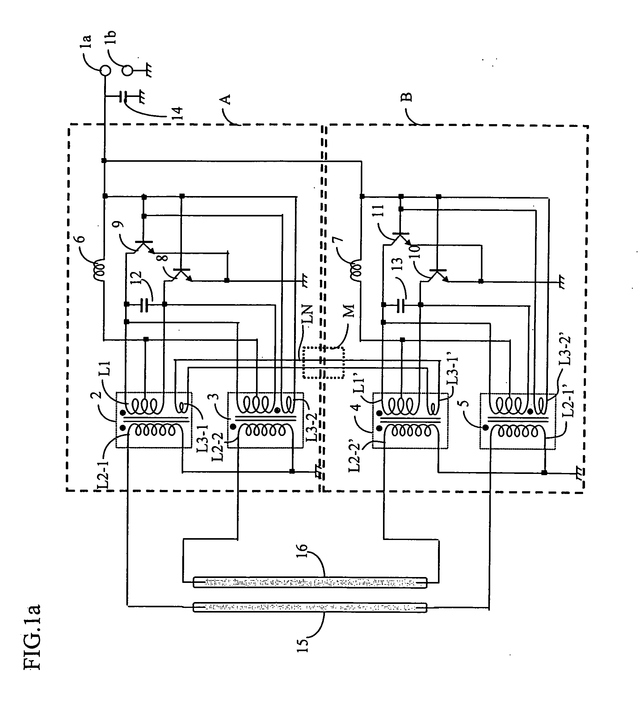 Inverter circuit, fluorescent bulb operating device, backlight device, and liquid crystal display device