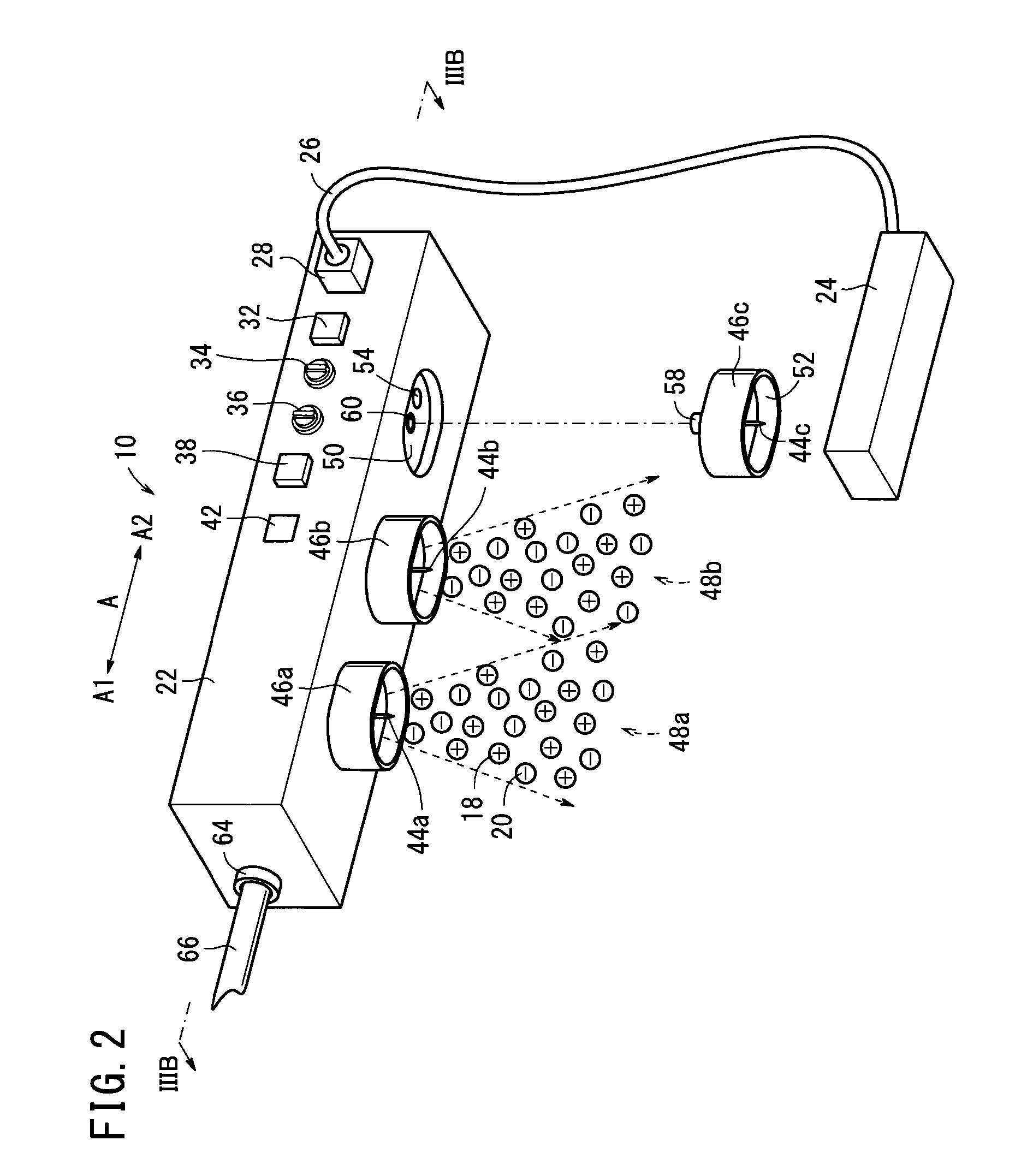 Electric charge generating device