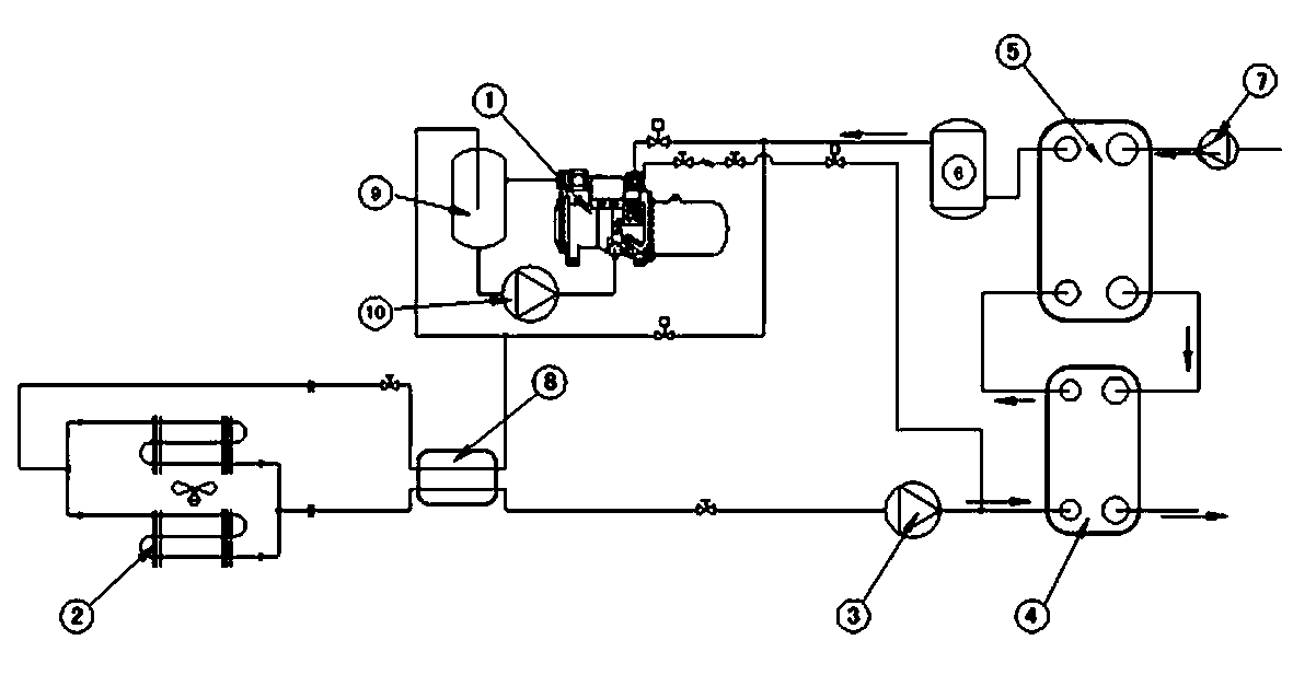 Air-cooled expansion generator system