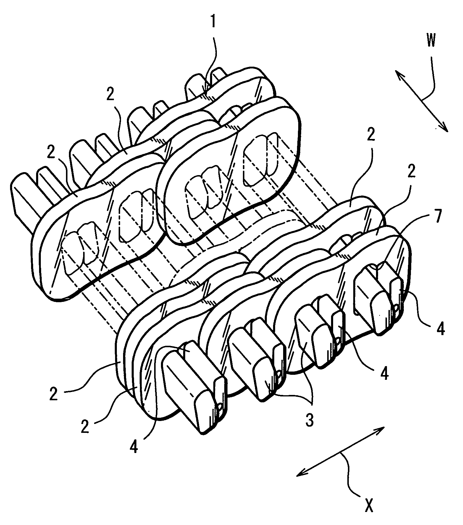 Power transmission chain, manufacture method thereof and power transmission assembly
