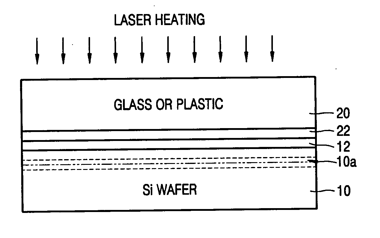 Method of manufacturing single crystal Si film
