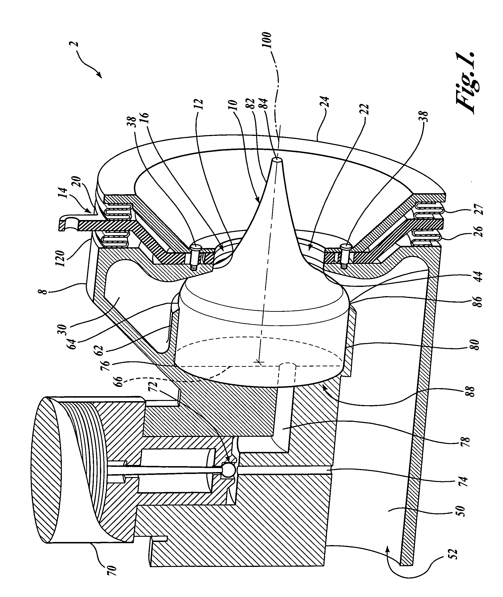 Thrust vector control system for a plug nozzle rocket engine