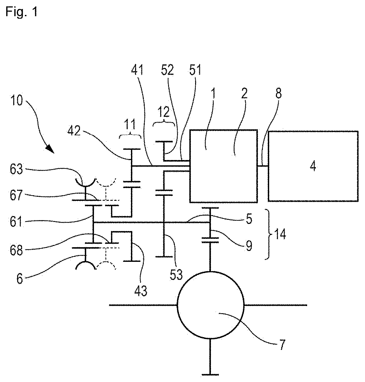 Torque transmission device for a motor vehicle