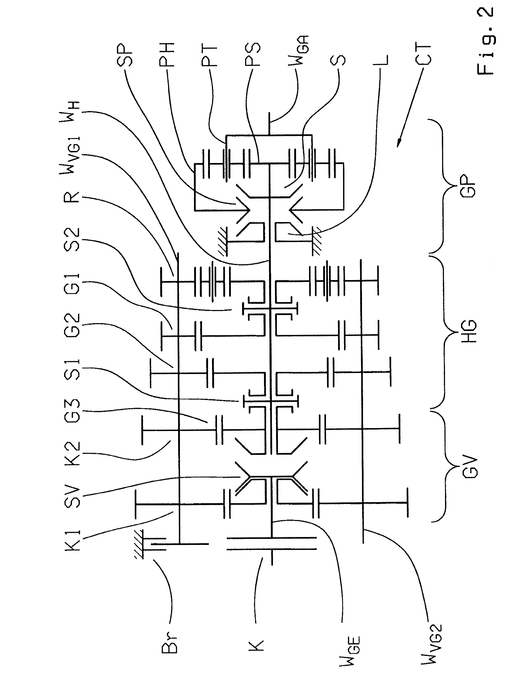 Method for operating a group transmission
