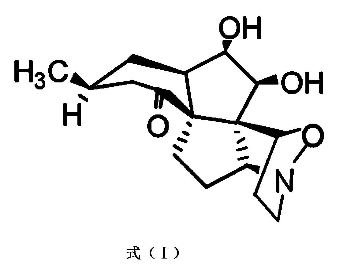 Application of Lycojaponicumin B in medicine for treating lung cancer