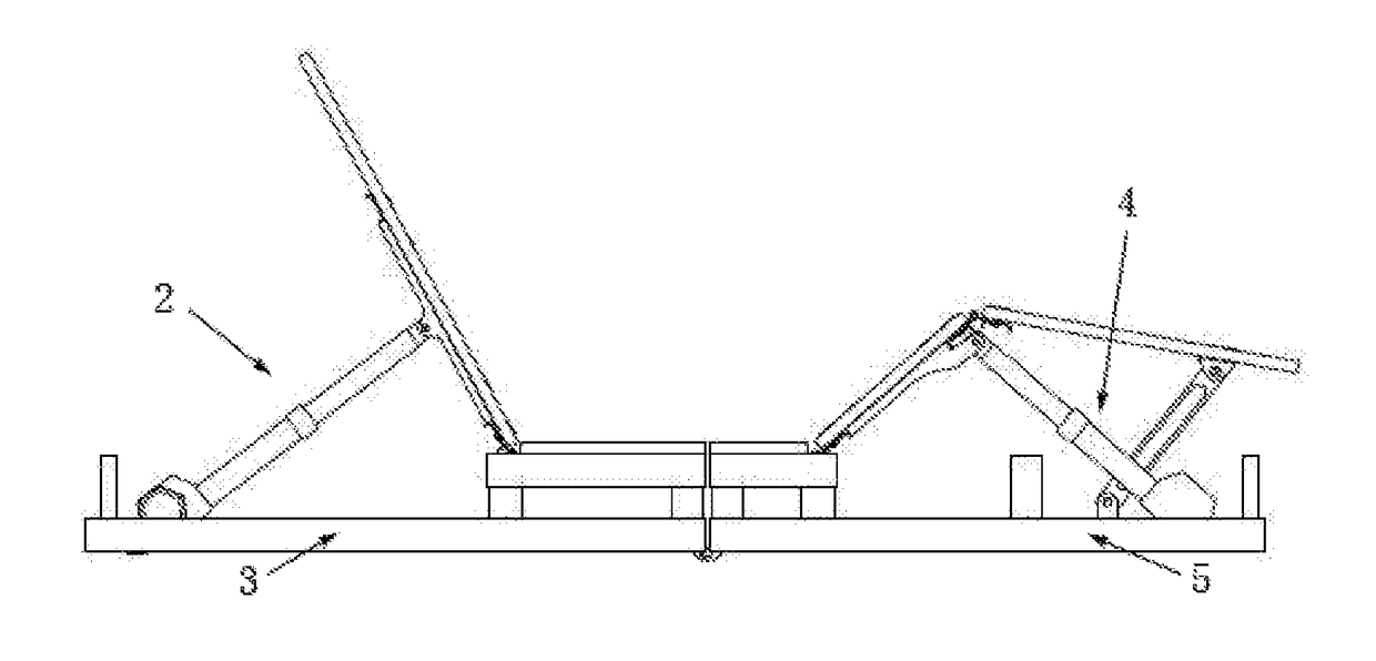 Foldable electric bed