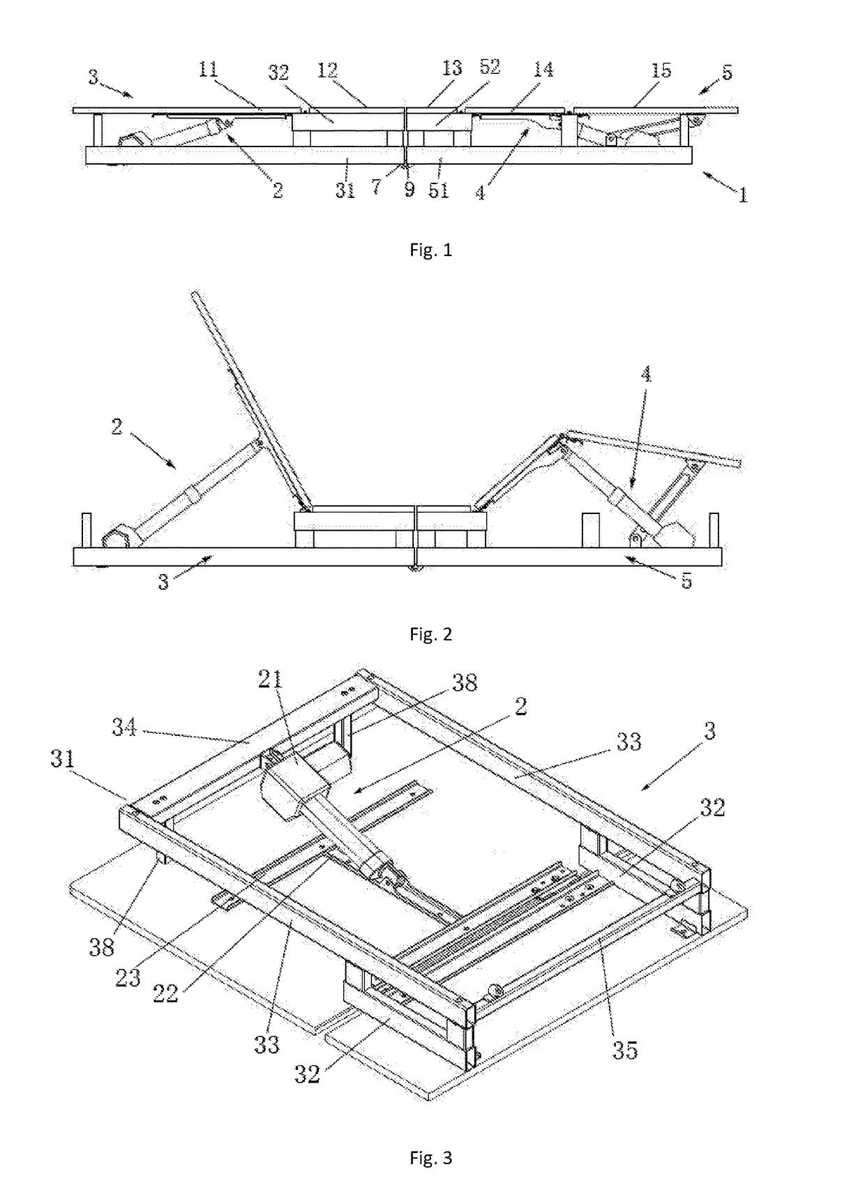 Foldable electric bed