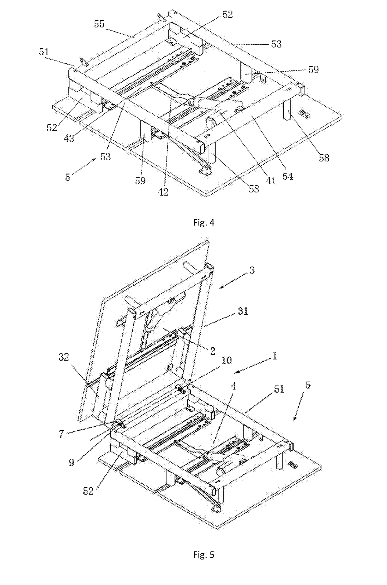 Foldable electric bed