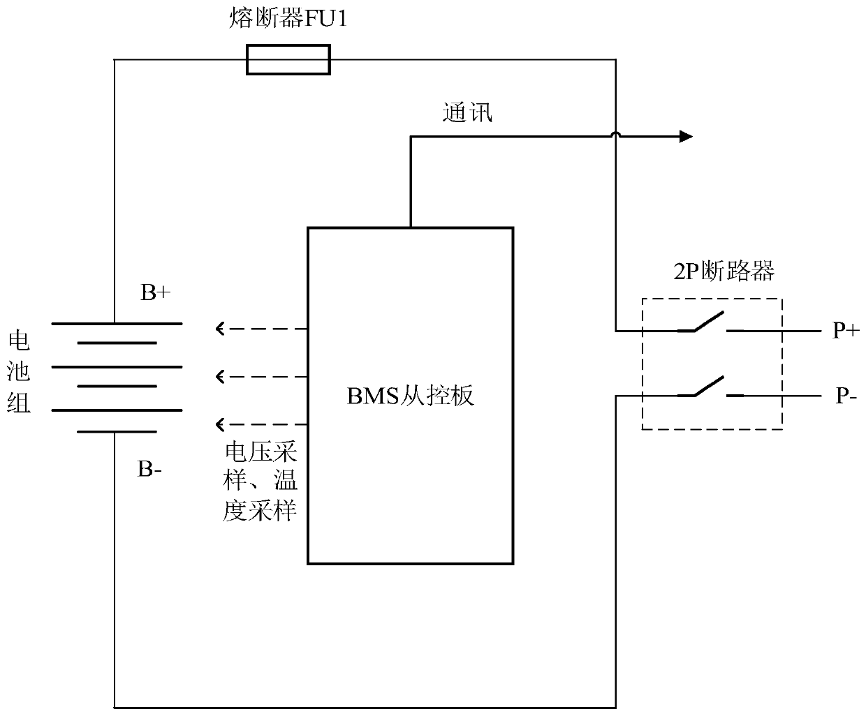 Low-voltage parallel battery management system and method