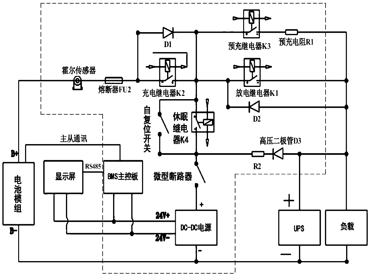 Low-voltage parallel battery management system and method