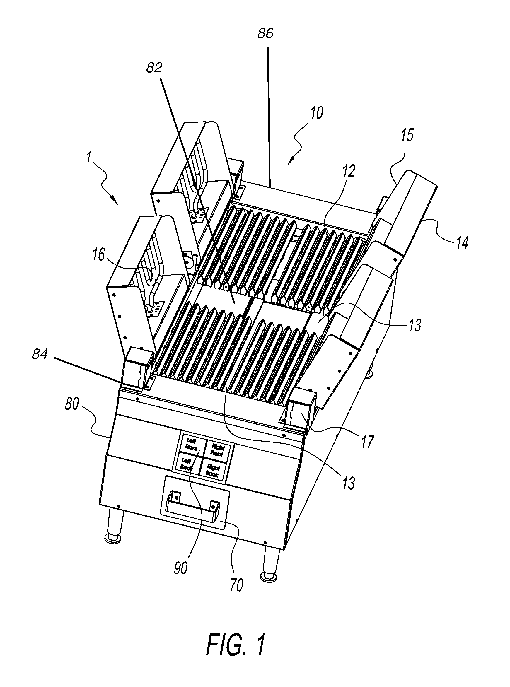 Multi-zoned clamshell charbroiler