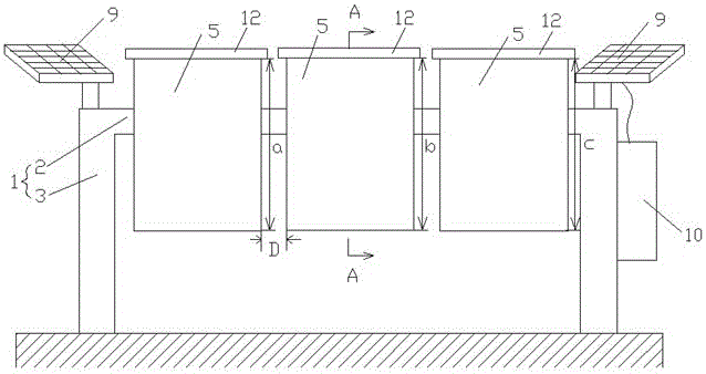 Remote intelligent traffic control system based on screen display height limit structure