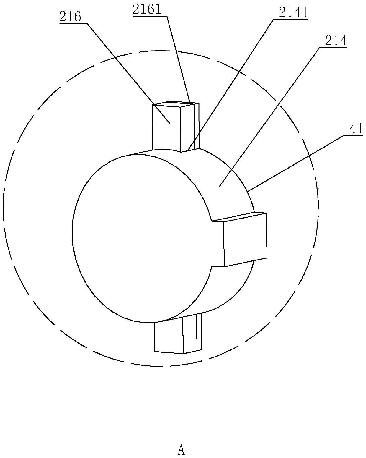 External gear shaft sleeve machining technology and milling-clearing-integration equipment thereof