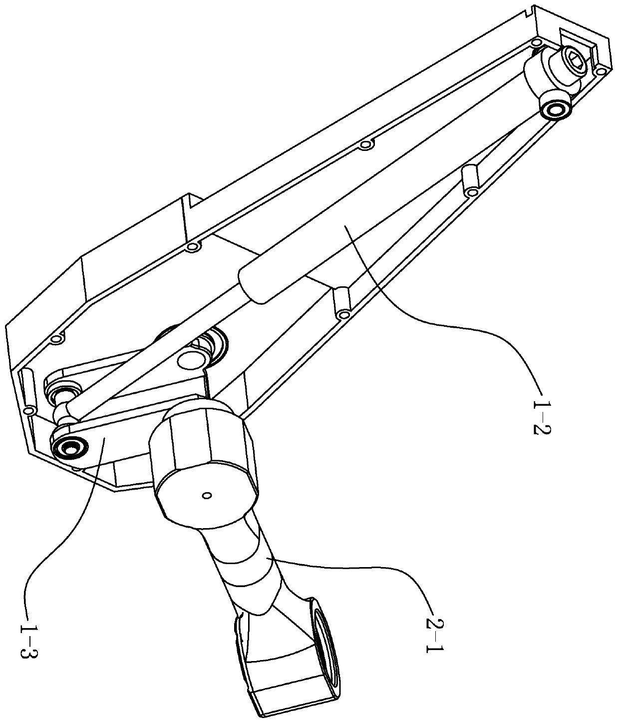 Air spring energy storage passive type upper limb power assisting exoskeleton