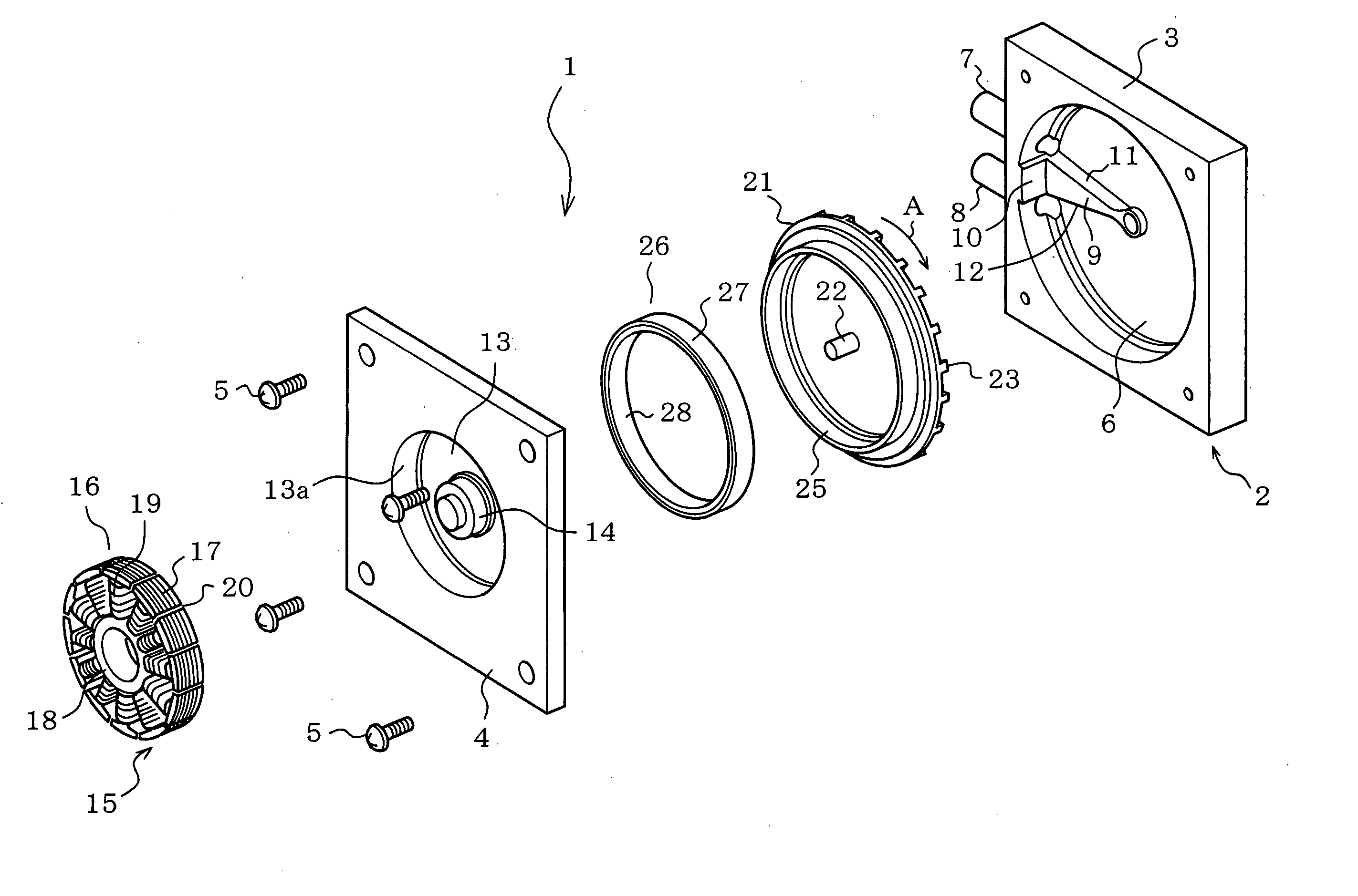 Fluid pump, cooling apparatus and electrical appliance