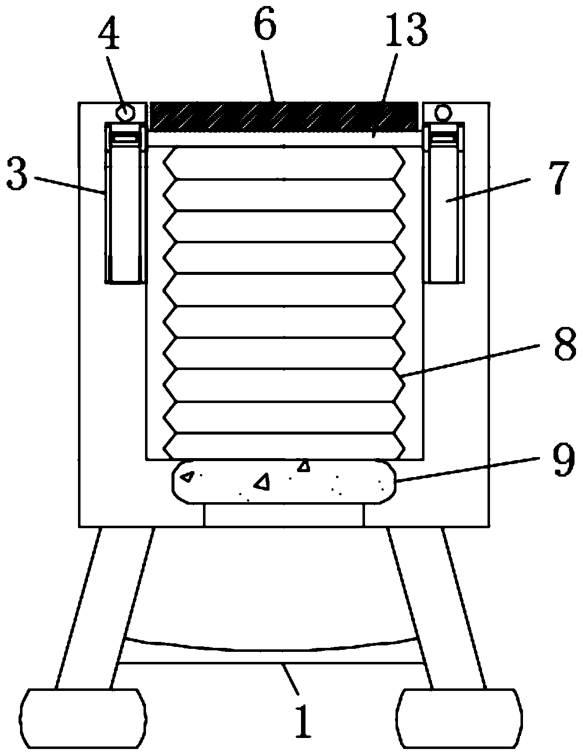 Automatic adjusting mechanism of solar panel