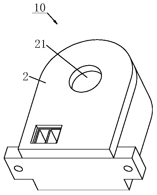 Transient surge electric energy detection device and manufacturing and mounting method thereof