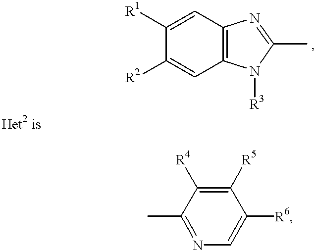 Stabilized compositions containing benzimidazole-type compounds