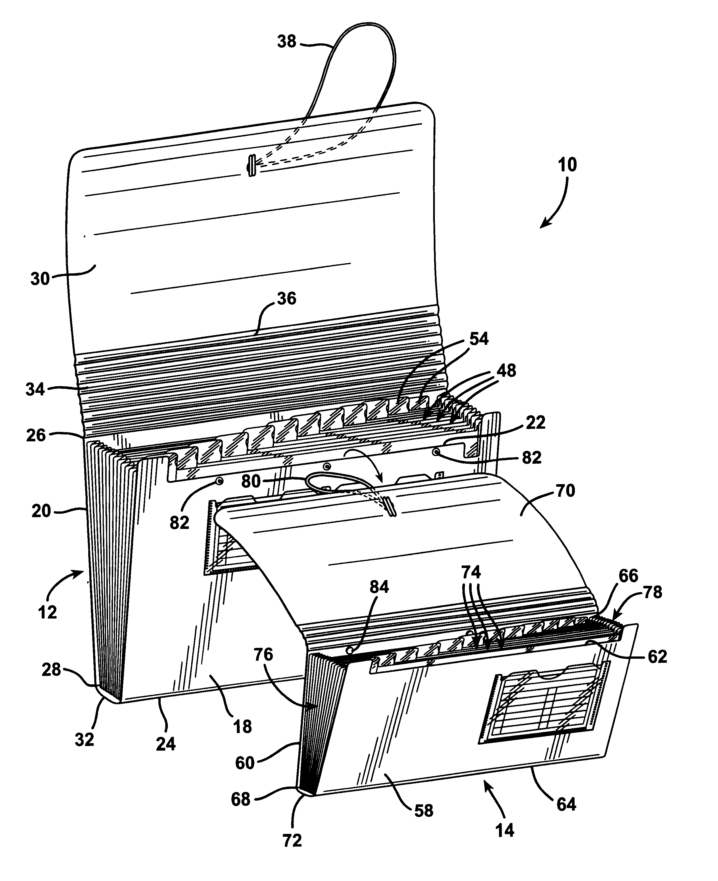Combined detachable filing wallet devices