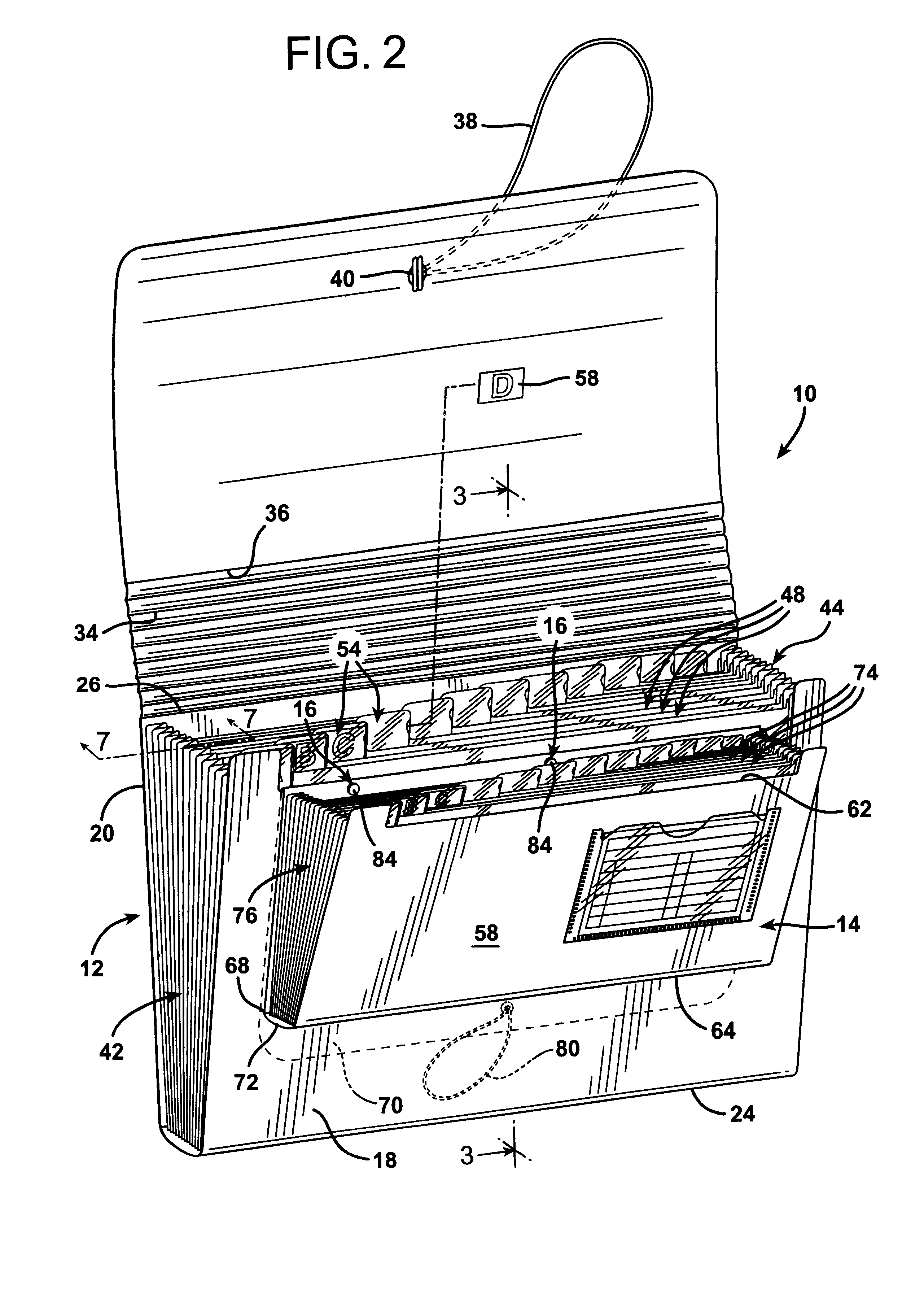 Combined detachable filing wallet devices
