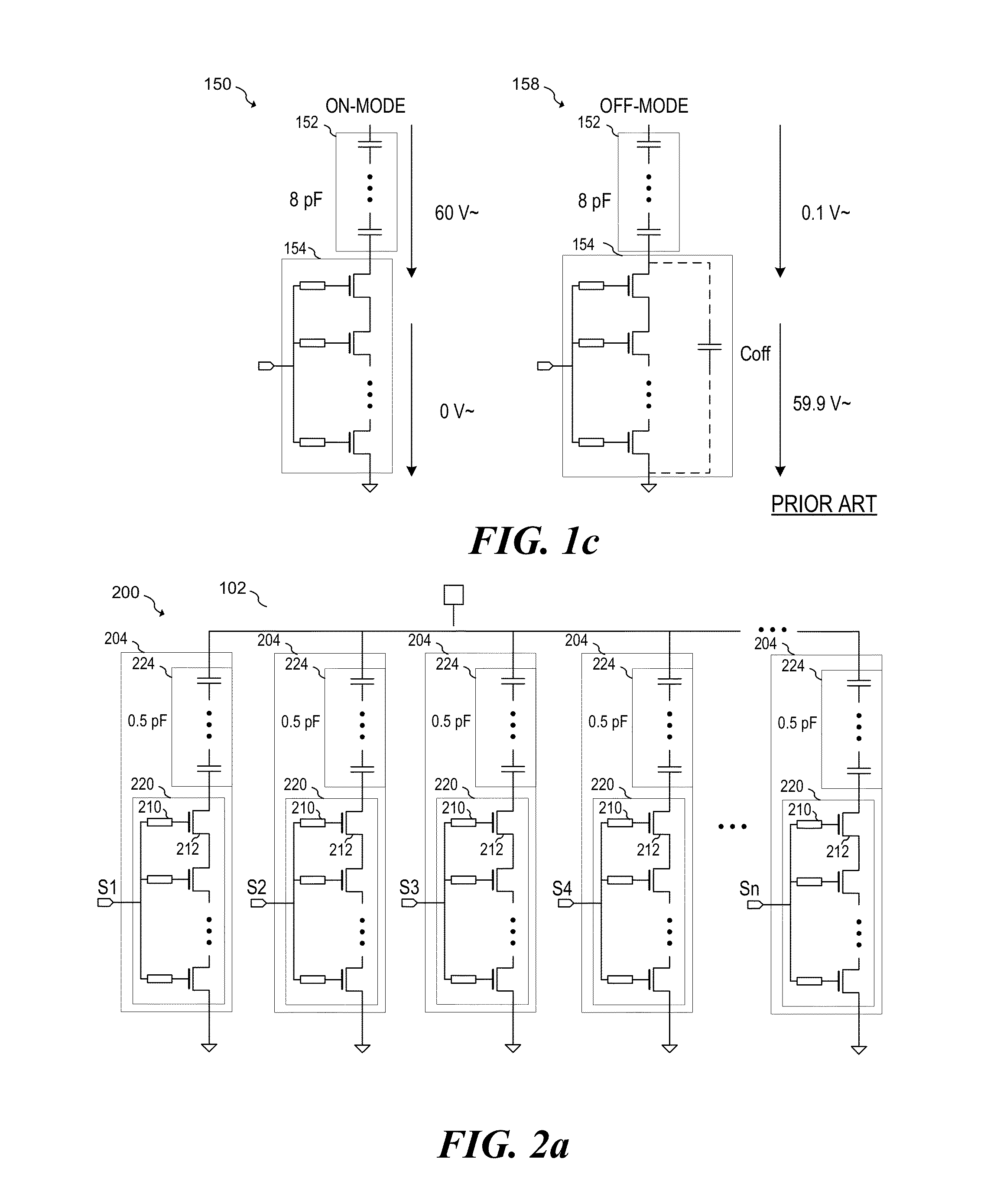System and Method for a Switchable Capacitance