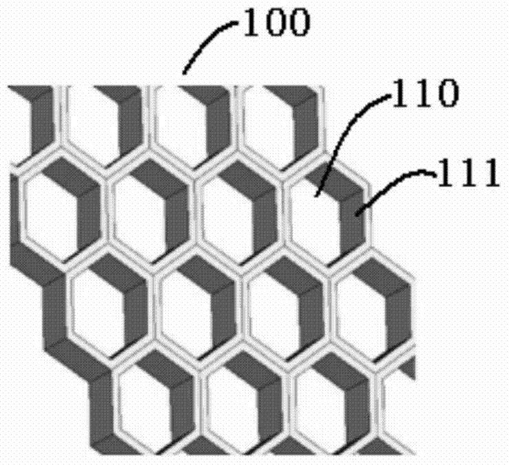 Honeycomb core material, compound wave-absorbing material and honeycomb enhanced metamaterial