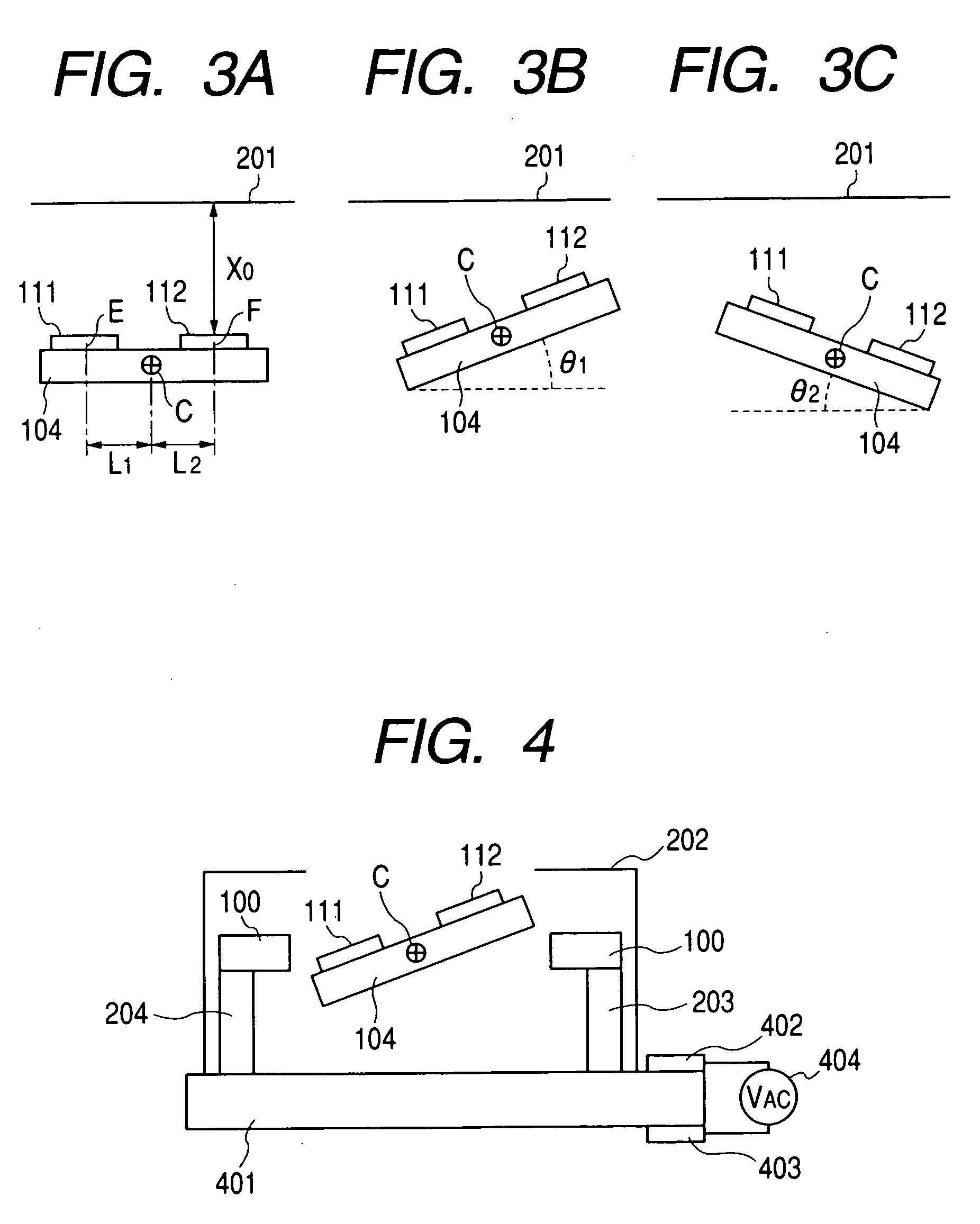 Electric potential measuring device using oscillating device, image forming apparatus, and electric potential measuring method