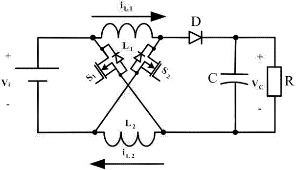 Active network boost converter