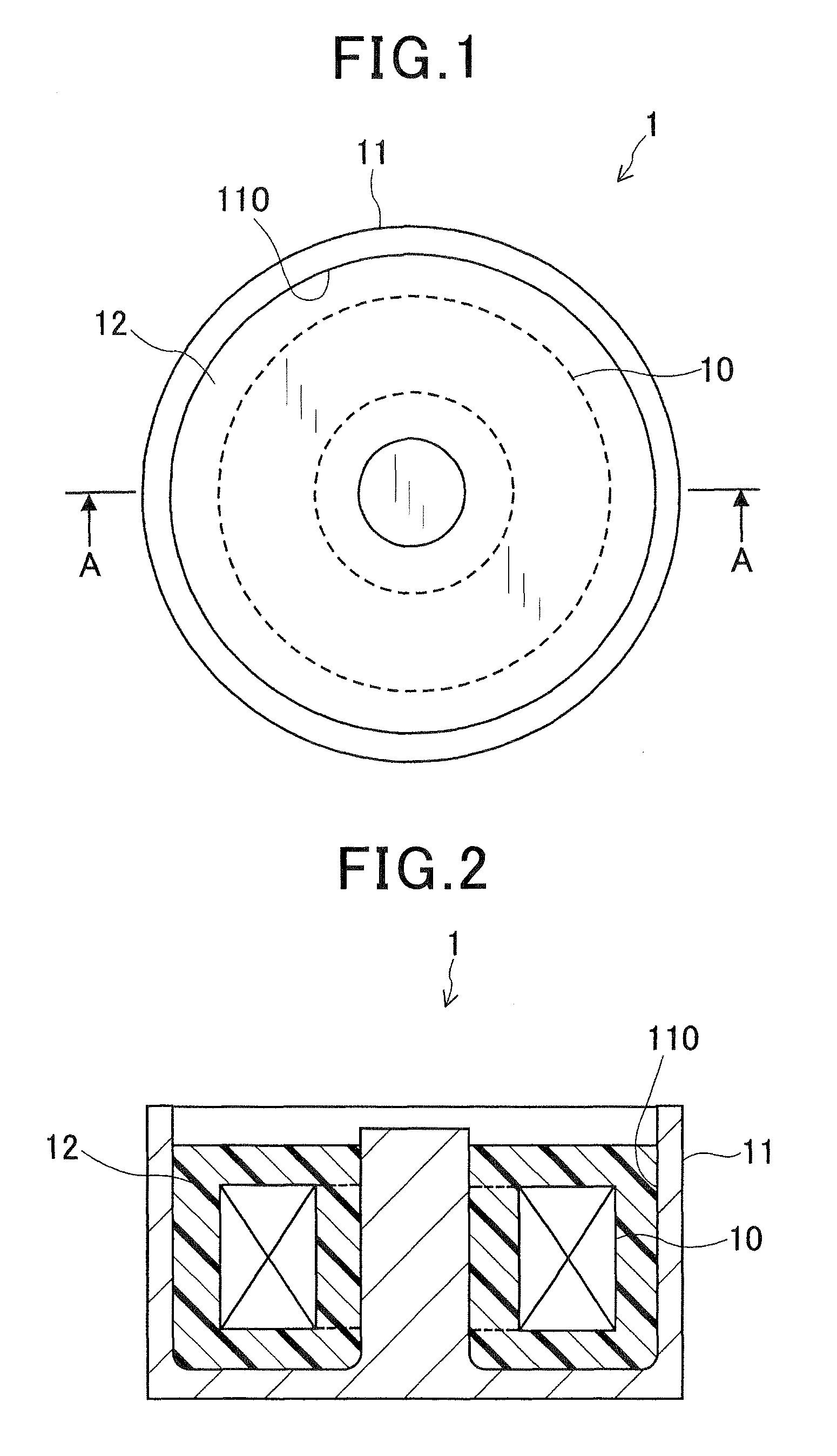 Method of manufacturing molded article including component insert-molded in resin mixed with solid powder