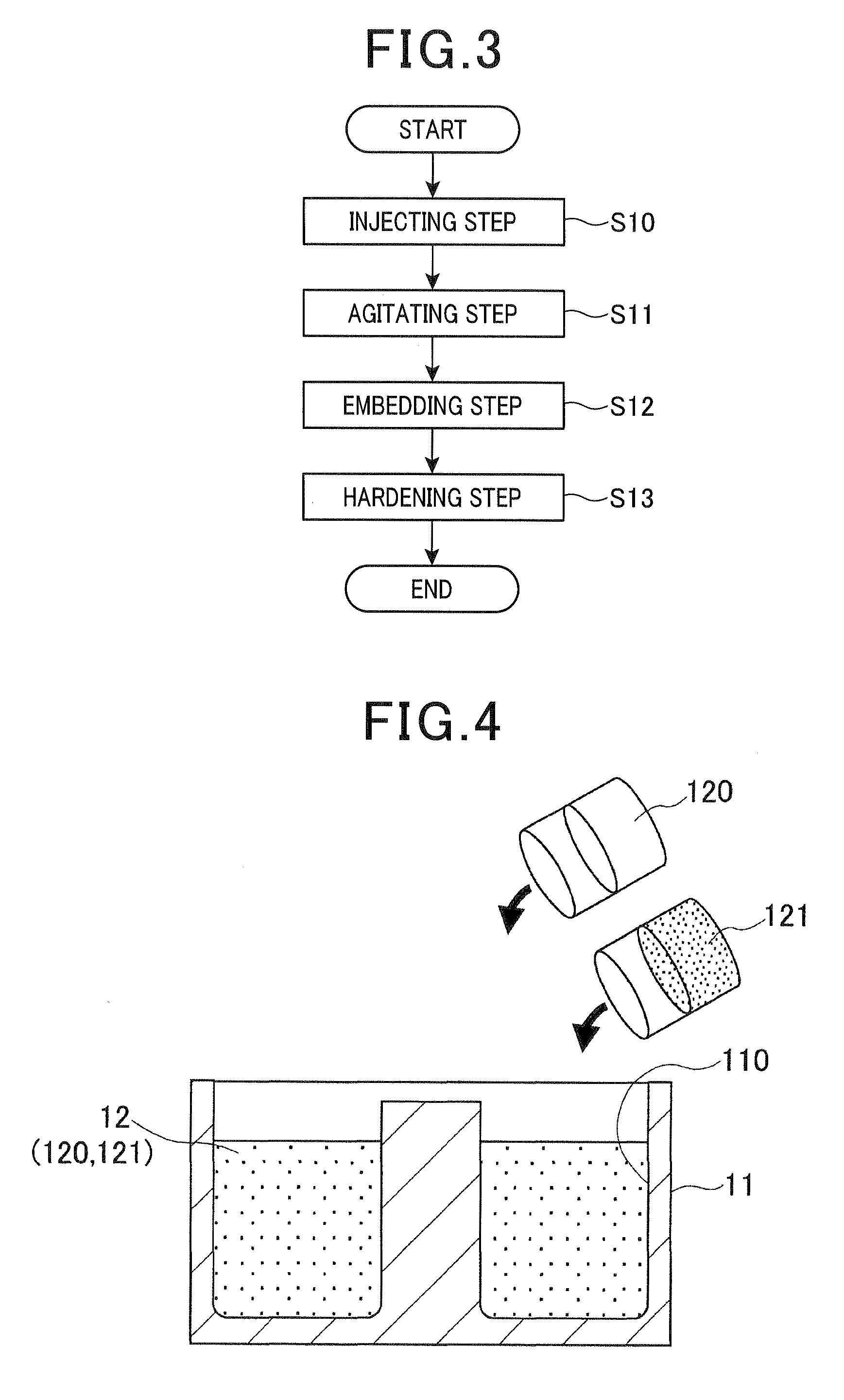 Method of manufacturing molded article including component insert-molded in resin mixed with solid powder