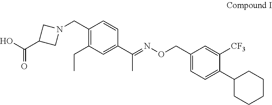 Polymorphic form of 1-(4-{1-[(E)-4-cyclohexyl-3-trifluoromethyl-benzyloxyimino]-ethyl}-2-ethyl-benzyl)-azetidine-3-carboxylic