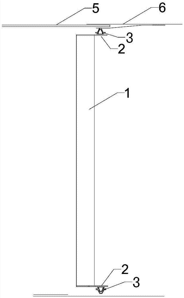 Installation device and method of U-shaped beam in shield type TBM