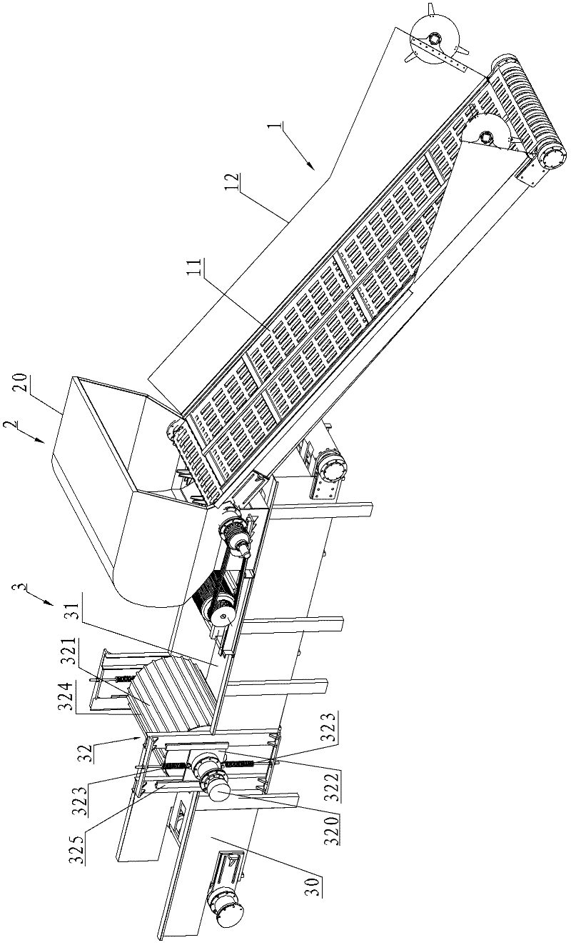 Large-scale water hyacinth processing device and large-scale water hyacinth collecting method