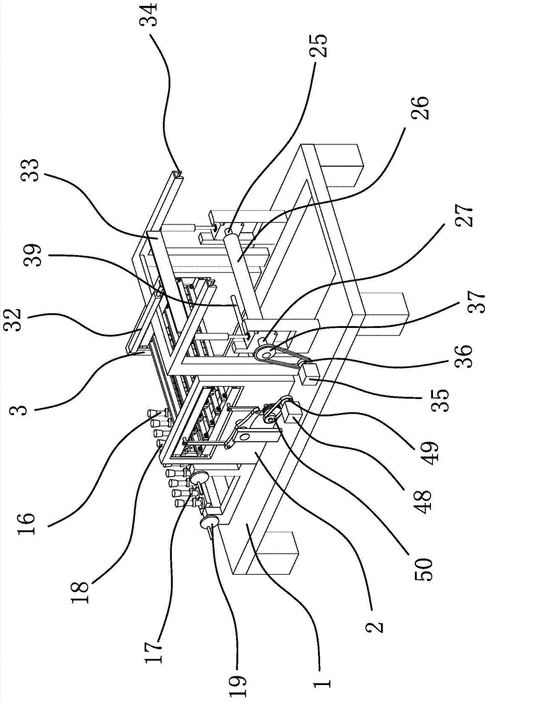 Fabric winding mechanism of jacquard fabric transmission equipment