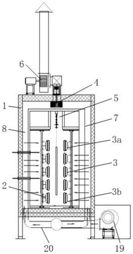 A suspended natural gas catalyst catalytic combustion transfer system and method