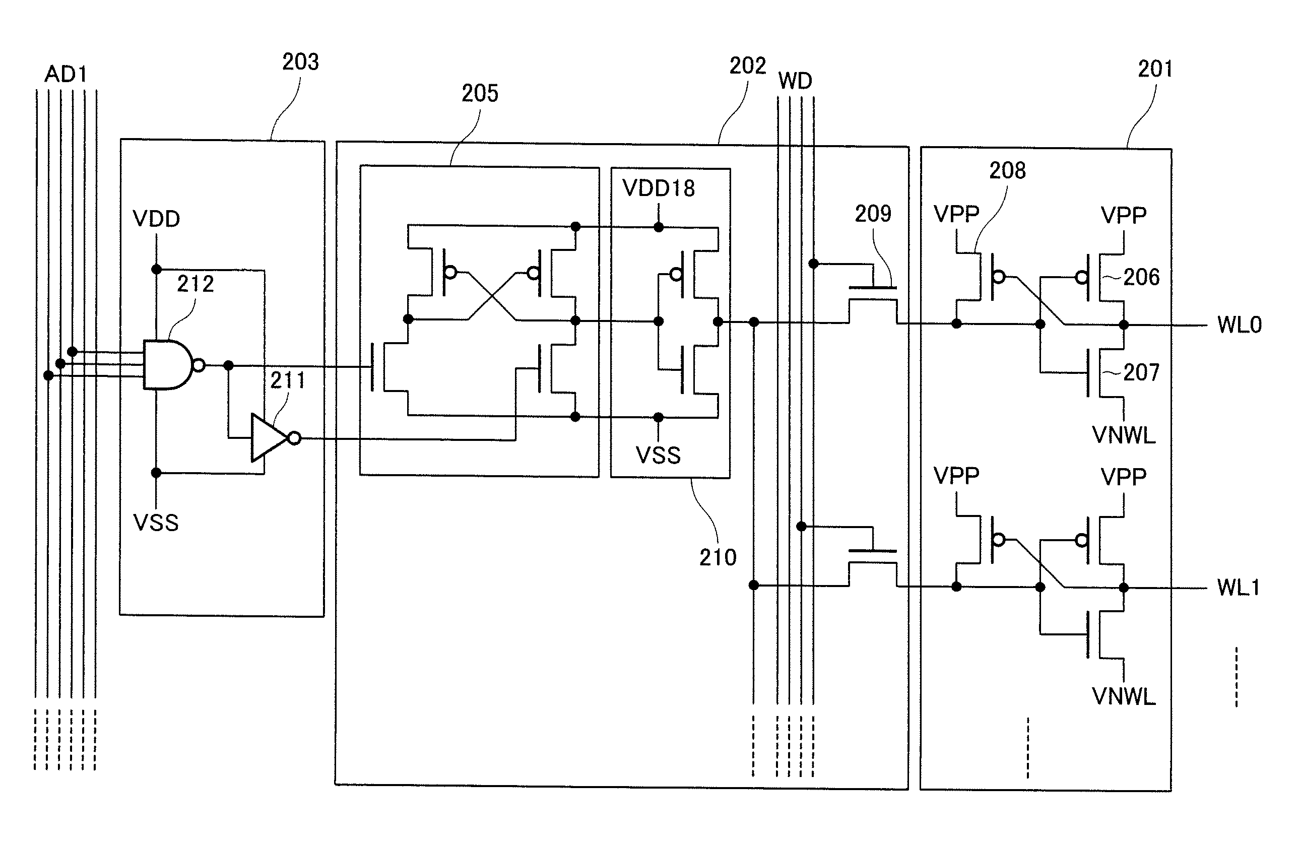 Semiconductor storage device incorporated into a system LSI with finer design rules