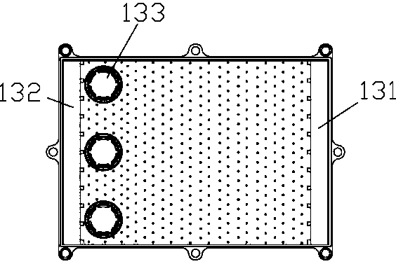 A membrane module with a filler inside