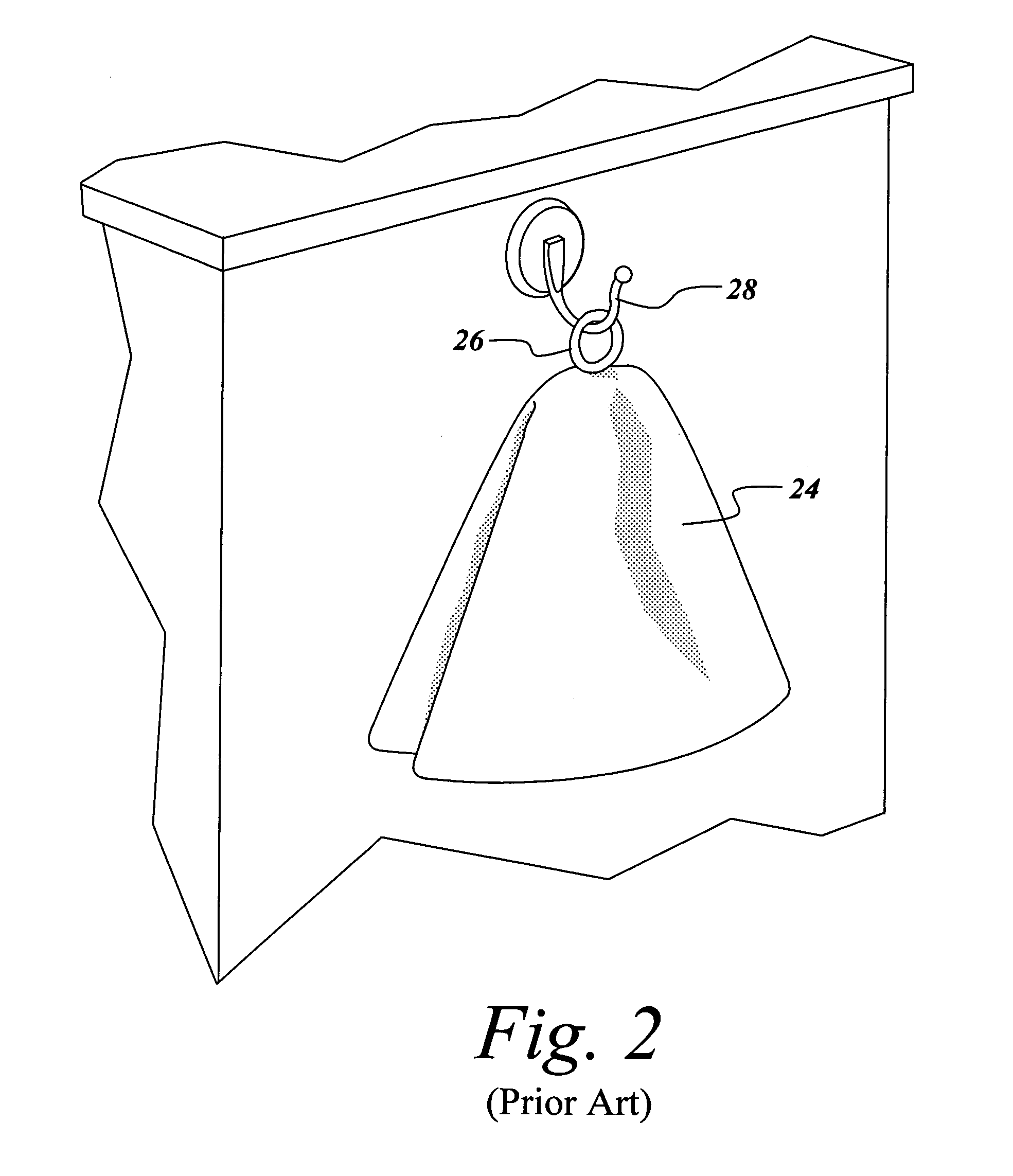 Method and apparatus for releasably attaching a towel to a close-ended rod