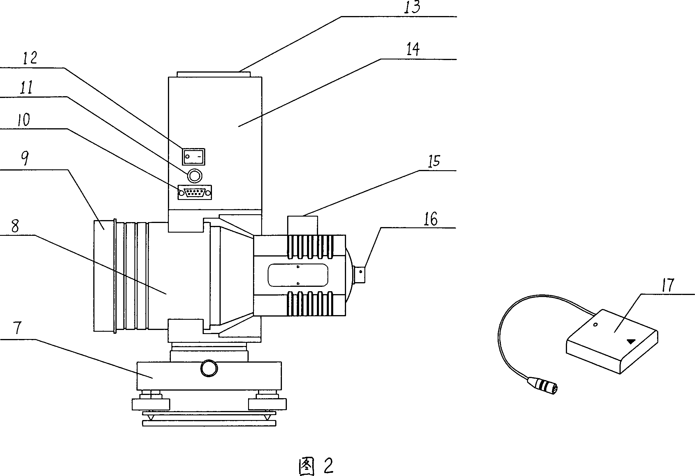 Laser arch metering method and laser arch meter