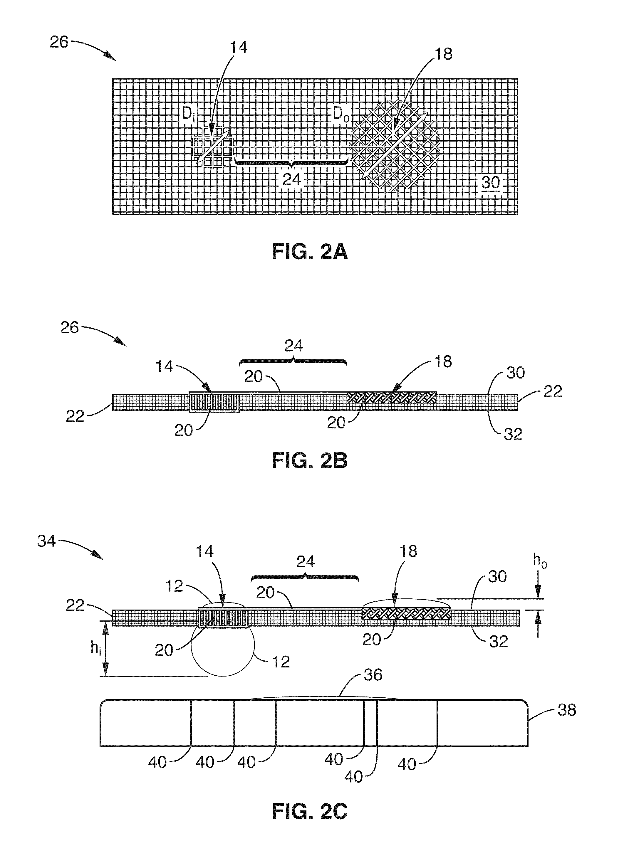 Micropatterned textile for fluid transport