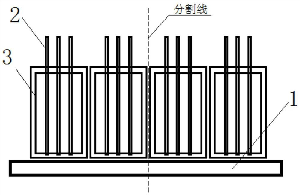 Construction method of giant column anchor