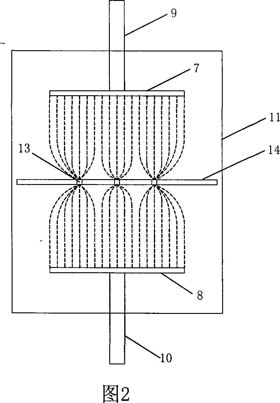 Method and apparatus for treating stepless discharging liquid